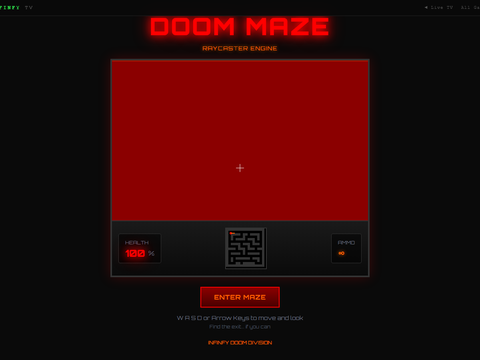 Doom Raycaster game screenshot
