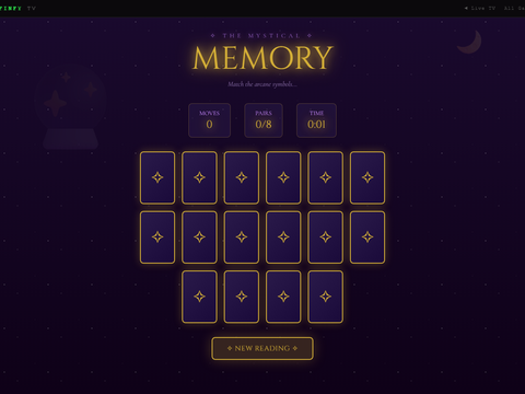 Memory Match game screenshot