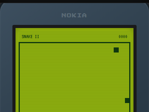 Snake game screenshot