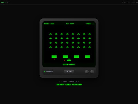 Space Invaders game screenshot